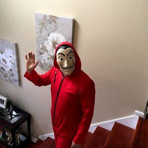 Salvador Dali Costume + Mask Money Heist Cosplay